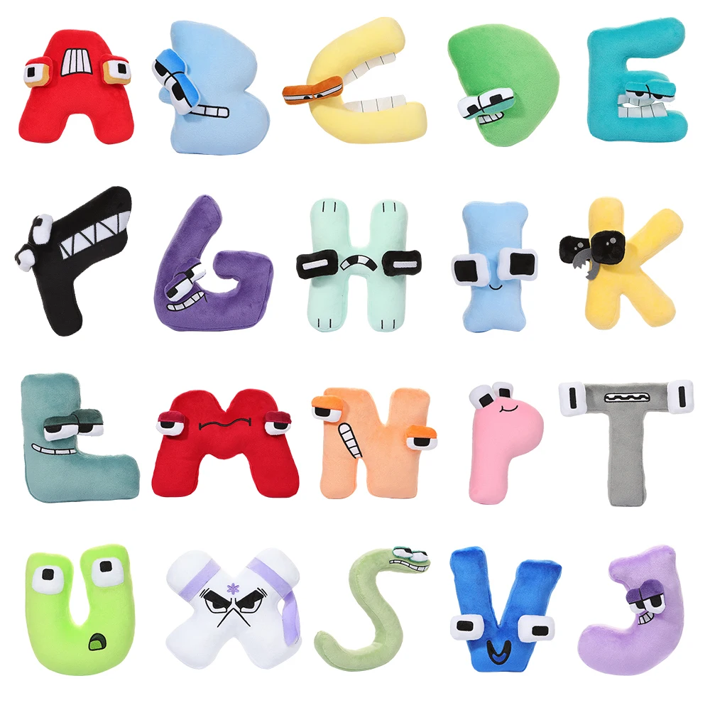 26 Style Alphabet Lore Plush Toys English Letter Plushie Education Doll for  Kids and Adults Halloween Christmas Gift In Stock - AliExpress