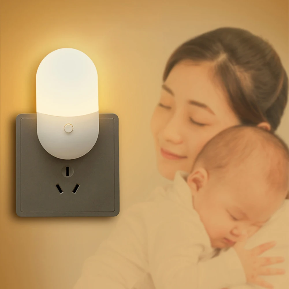 Charming LED Bedside Night Light - Soft Glow Children's Room & Hallway Decor Gift