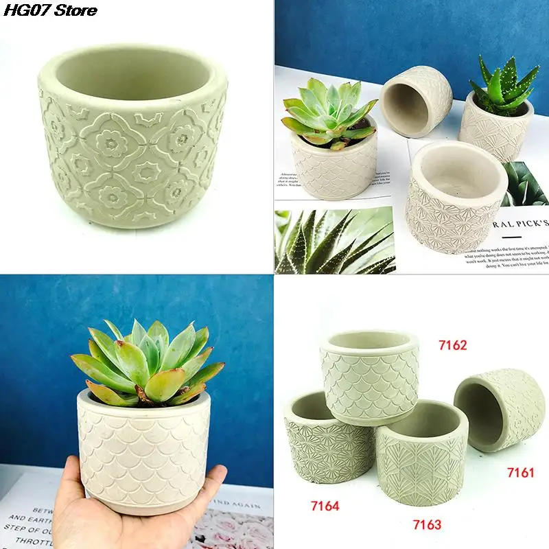 Silicone World Cylinder Flower Pot Clay Silicone Mold Diy Handmade Epoxy  Resin Mold Table Storage Box Pen Holder Boxes Making - Clay Molds -  AliExpress