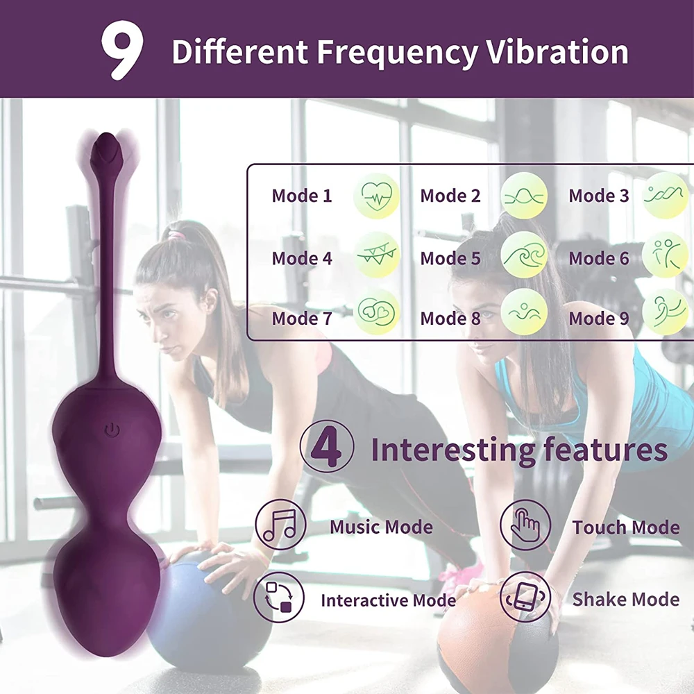 APP Control Smart Pelvic Exercise Trainer Pelvic Floor Muscle Massage Ball Floor & Tightening Sex Toys for Women