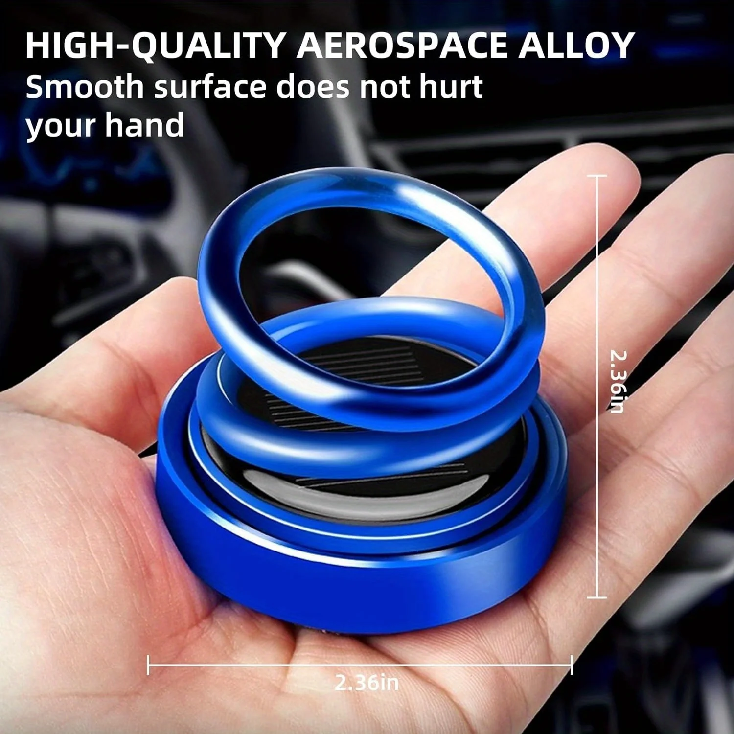 Solar aromatherapy machine, suspended double-ring aromatherapy machine decoration, automatic rotating machine