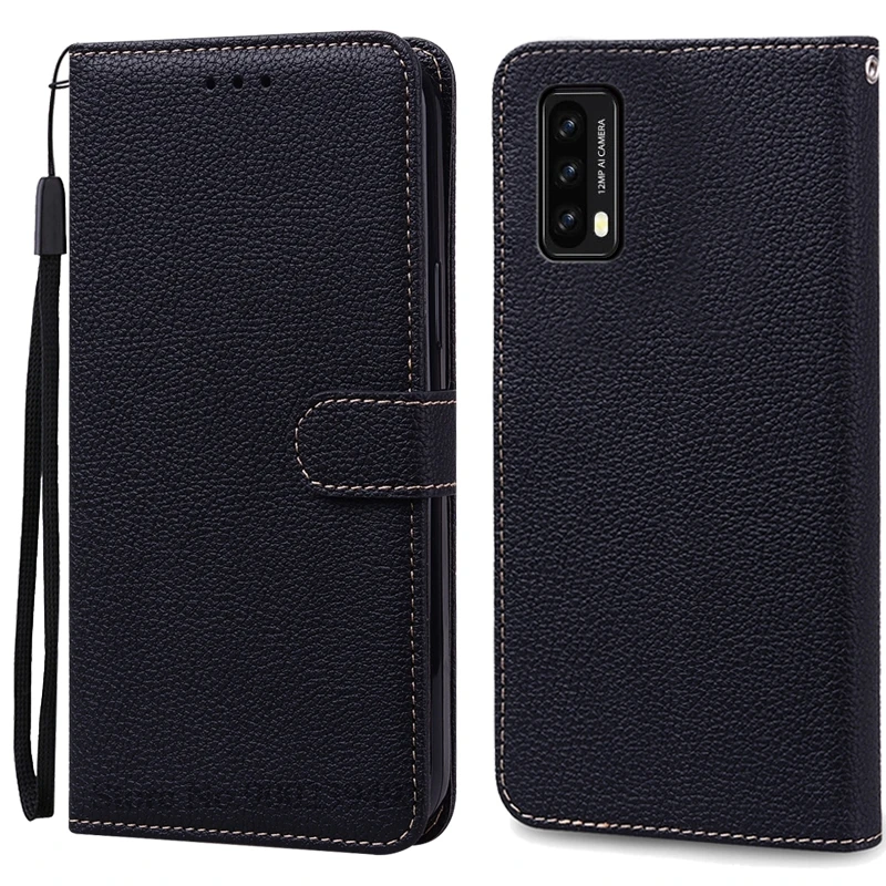 Elegant Wallet Flip Leather Book Case with Soft Silicone Shockproof Cover - Blackview A90