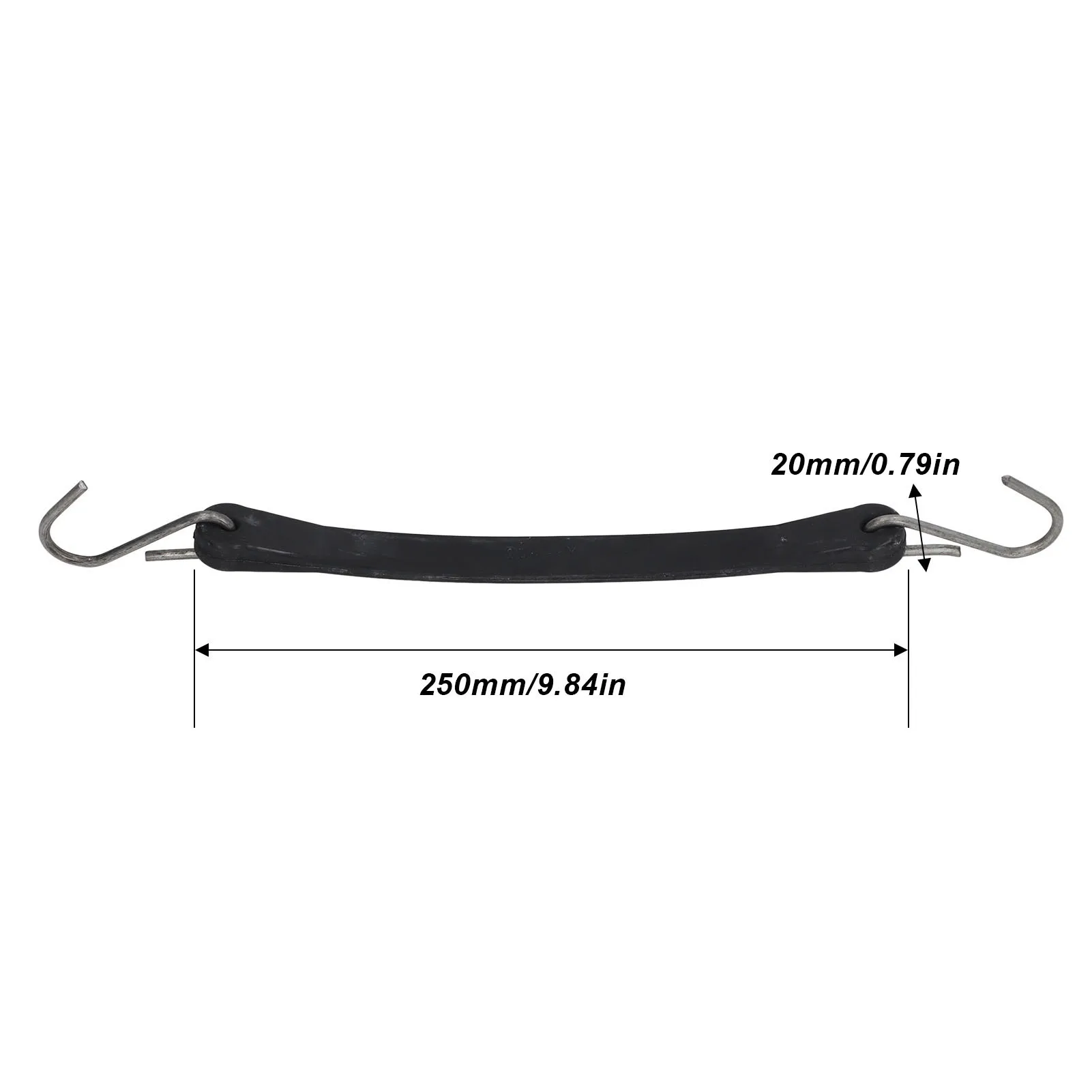 Truck Tie Down Cord 10in Heavy Duty Motorcycle Trailer Tow Rope Bungee Cord Tarp Straps with Hook Motorcycle Tie Downs