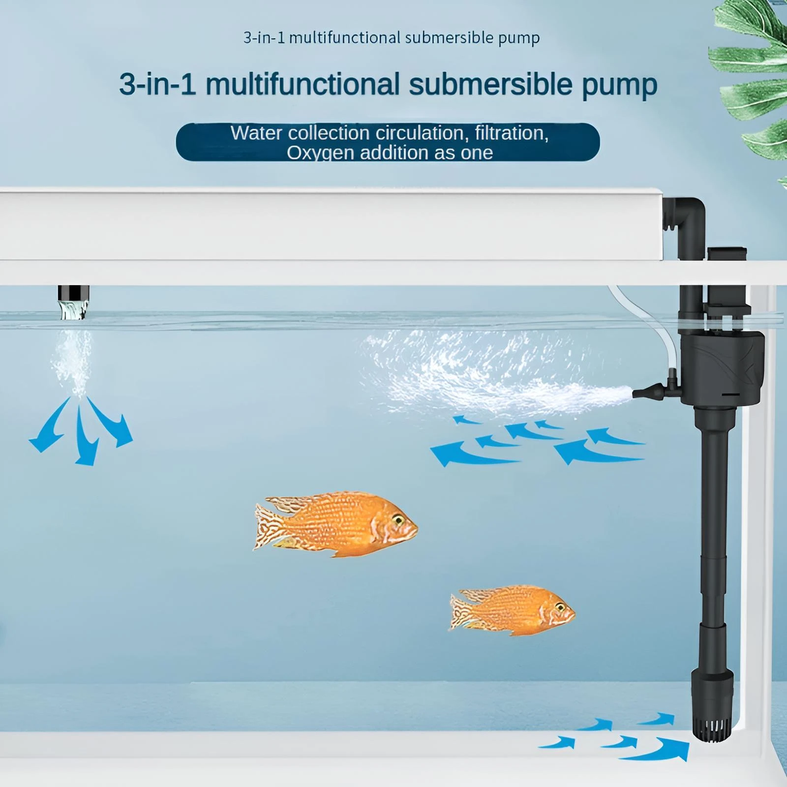 Fish tank oxygen pump ultra quiet filter 3-in-1 fish farming oxygen pump small upper filtration circulation aquarium air pump,fish tank oxygen pump,aquarium water pump,fish tank pump