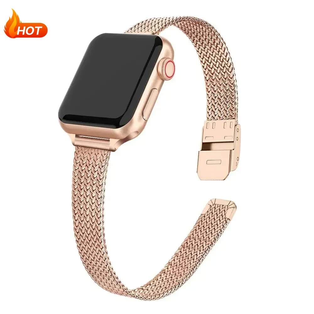 ตัวเลือกสินค้า สายนาฬิกาสแตนเลสสำหรับ Apple Watch Ultra 3 ขนาด 40-46 มม.