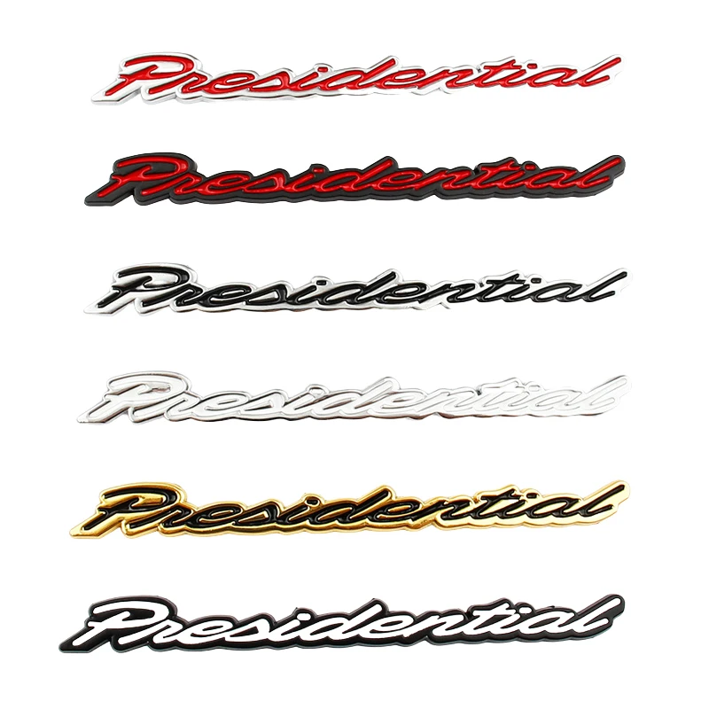 

for Lincoln aviator modified accessories President rear trunk decorative logo decal label Pneoidential badge emblem car stickers