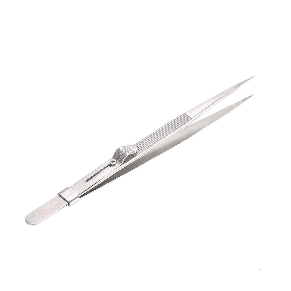 Precision Tweezers Multnctional 304 Stainless Steel Tweezers Practical Gem Identification Tweezer Tool