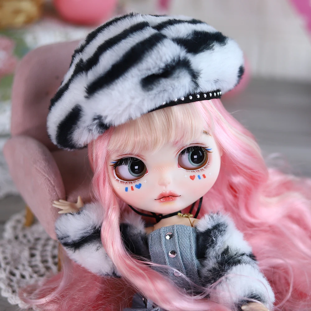 

ICY DBS Blyth doll 1/6 bjd joint body New Year customized makup with eyebrow carved lips face Azone Neo girl boy gift