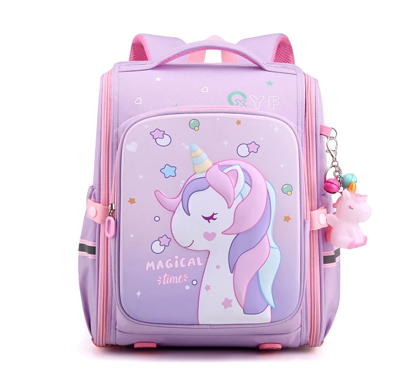New Girl Unicorn Pinky Star Waterproof School Bags | Unilovers