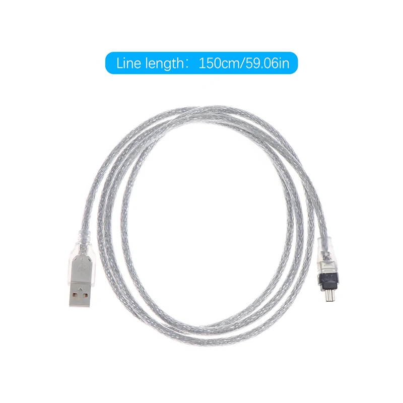 1394 파이어 와이어 USB to 4p USB to 1394 데이터 케이블, IEEE 1394 연결 케이블, 카메라 DV 획득 카드 프린터 스캐너 캠코더