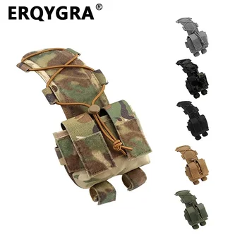 ERQYGRA 전술 헬멧 MK2 배터리 파우치, CS 전쟁 게임 카운터웨이트 팩, 에어소프트 사냥 액세서리, 페인트볼 스포츠 장비