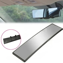 Universal Anti - Glare Wide - Angle Rearview Mirror - Interior Car Accessory (Black)