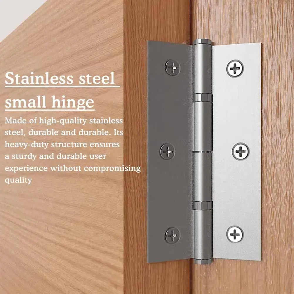 

Stainless steel flat hinge door and window hardware hinge small cabinet non bearing rust hardware hinge Mute hinge polishin M3Q4