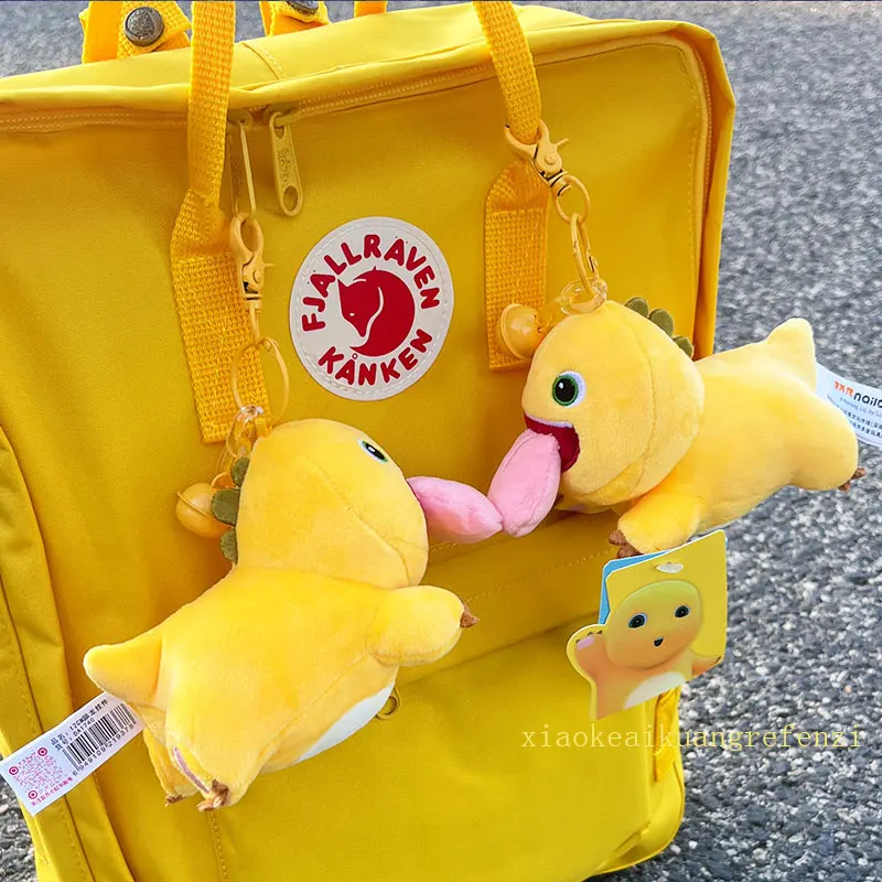 Milk Dragon Stuffed Plush Animals Dinosaur Toys Magnetic Suction Big Tongue Fun Pendant Key Bag Doll Nailong Plush Toys Kid Gift