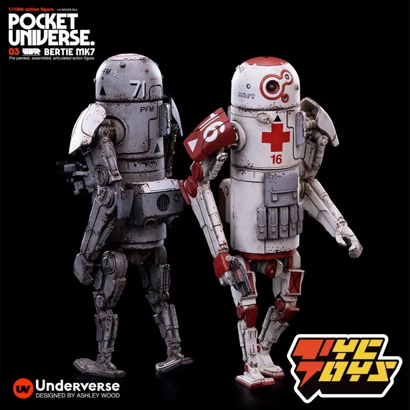 

TYCTOYS UNDERVERSE UV 1/18 Pocket Universe BERTIE MK7 Figure Model Toys Hobby Collectible Gift