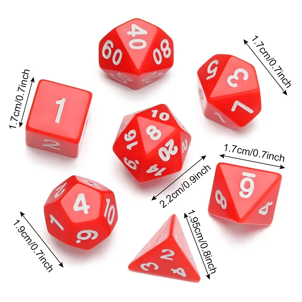 DND Dice Set Pouch Random Color Polyhedral Transparent Effect for DND RPG Role Playing Table Game Board Props 140/105/70Pcs acrylic dice game dice dice set