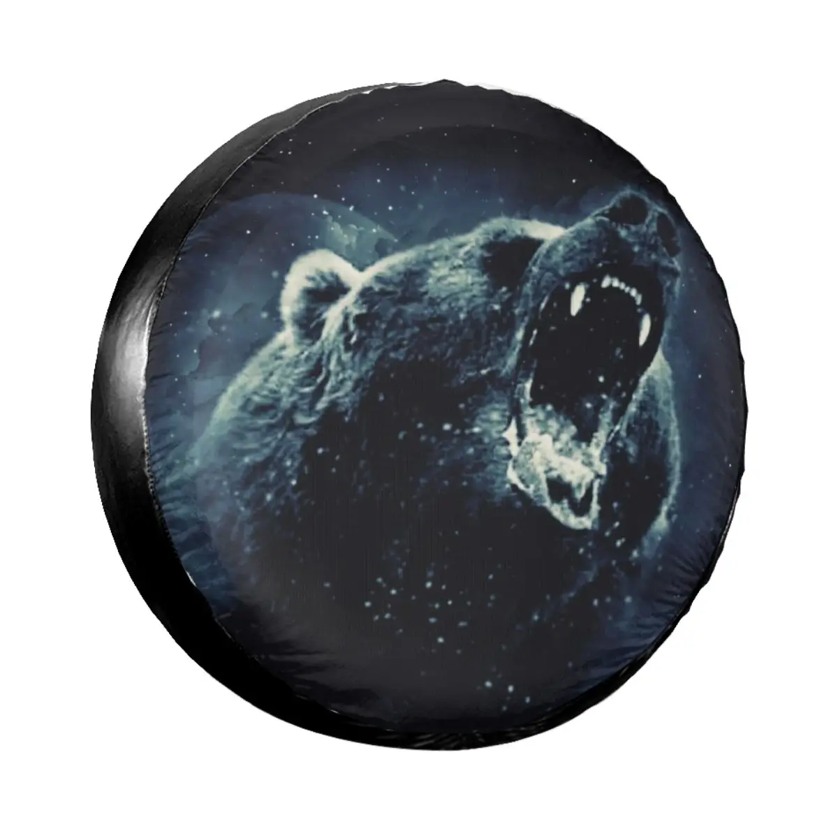

Чехол для запасной шины Night Bear, Чехол Bag, водонепроницаемый пыленепроницаемый чехол с рисунком животного, для Hummer 14 "15" 16"