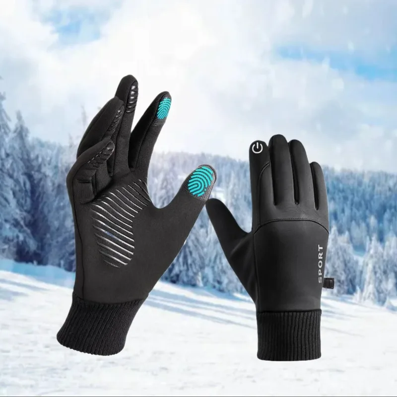 Sports Gloves Men Women Touch Screen Warm Water Resistant Windproof Thermal for Driving Running Ski riding