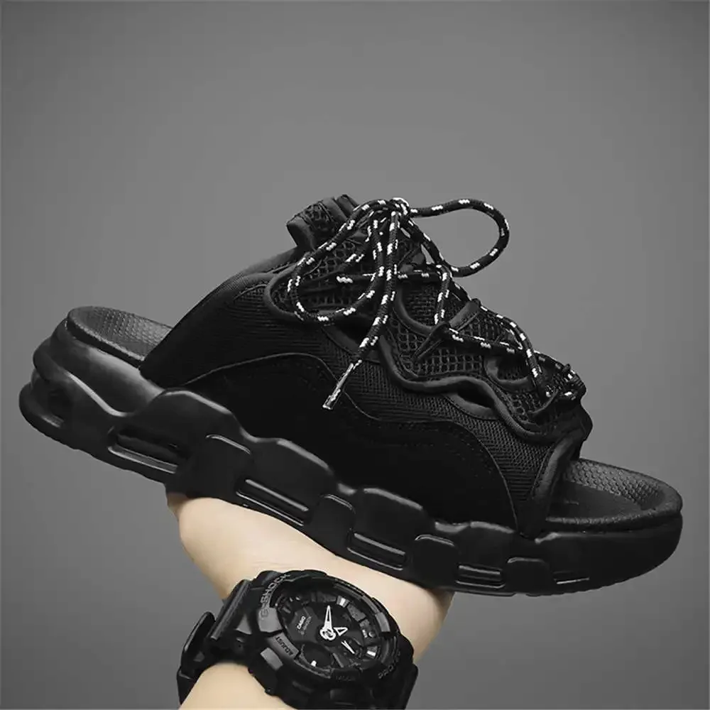 Aumentare L'Altezza Pantofola Con Tacco Spesso Pantofole Da Uomo Sandalo Nudo Scarpe Stivali Sneakers Argento Sport 2022 Estate Prezzo Accessibile