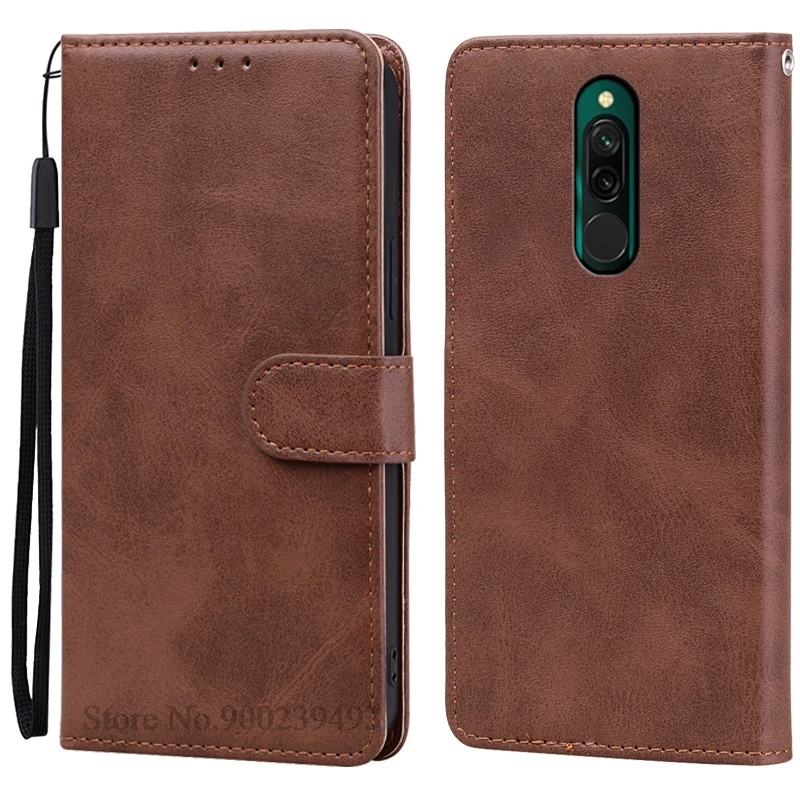 Luxury Leather Flip Wallet Case - Premium Bumper Protection & Style