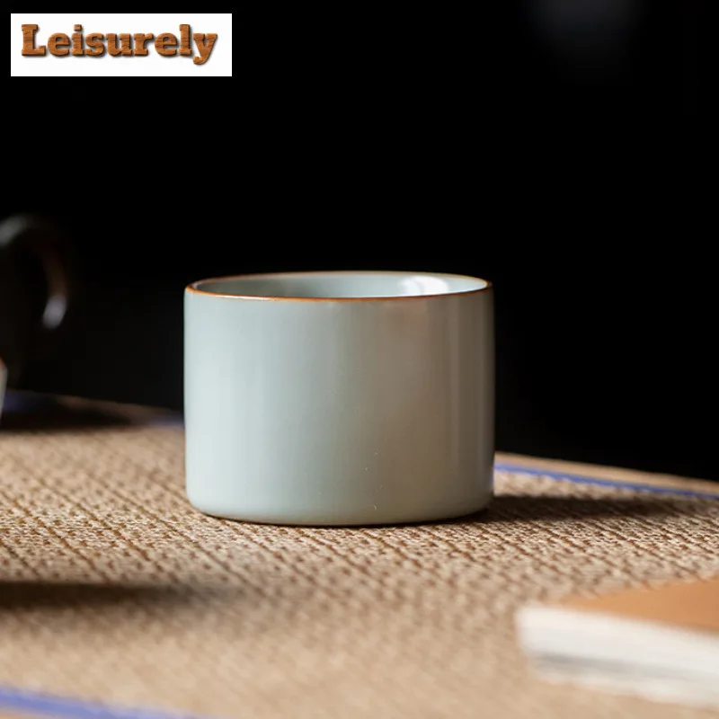 Five Famous Kilns Tea Cup Set Master Cup Personal Master Cup Exclusive High-end Household Ceramic Kung Fu Tea Set With Hand Gift