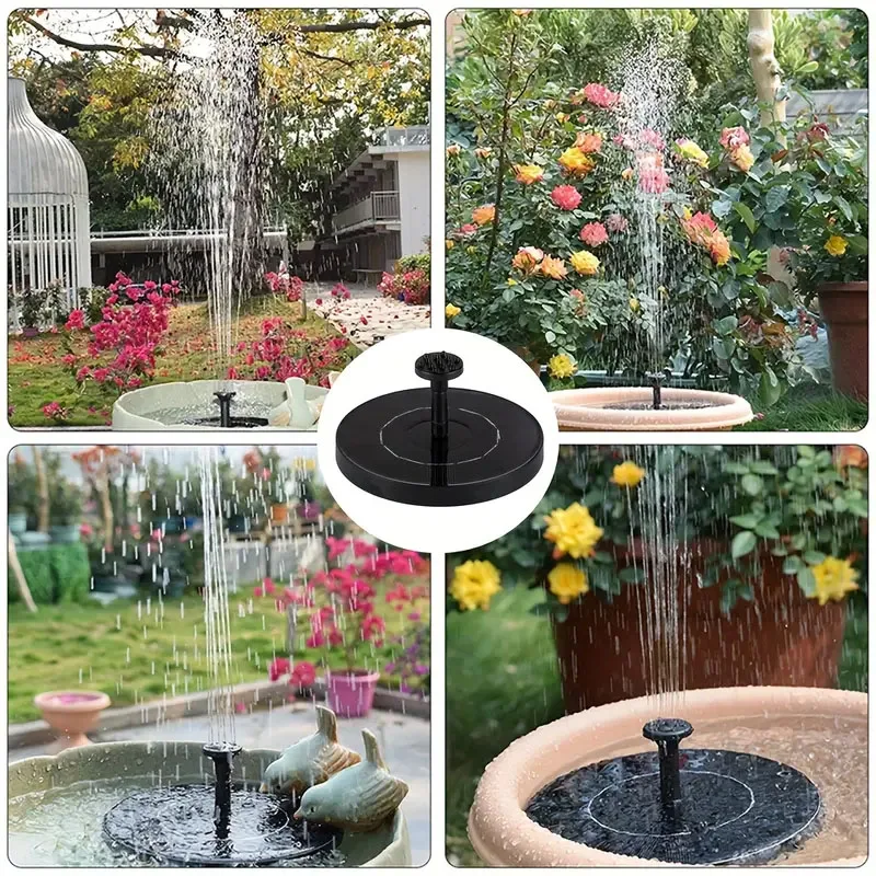 Energia słoneczna oczko wodne pompa fontannowa fontanna staw basenowy zasilany energią słoneczną kolorowa fontanna pływająca dekoracja domu do ogrodu