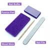 100 Sets Disposable Nail Manicure Tools Professional 4 in 1 Disposal Pedicure Kit For Nail Salon Supplies 4