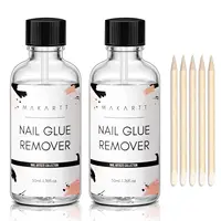 Nail Glue Remover Glue Off for False Nails , Makartt Press ON Nails Glue Remover Fake Nail Adhesives Remover Nail Glue Debonder 1