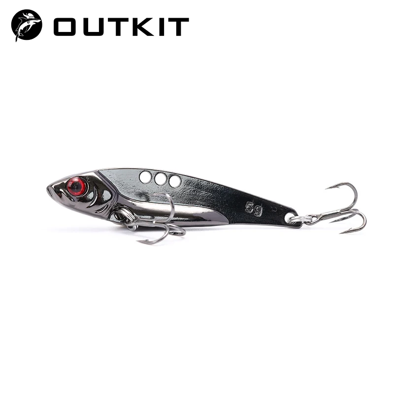 

OUTKIT VIB Spoon Fishing Lure 3.5-7g Metal Spinner Fishing Bait Crankbait Bass Artificial Hard Baits Cicada VIB Fishing Tackle