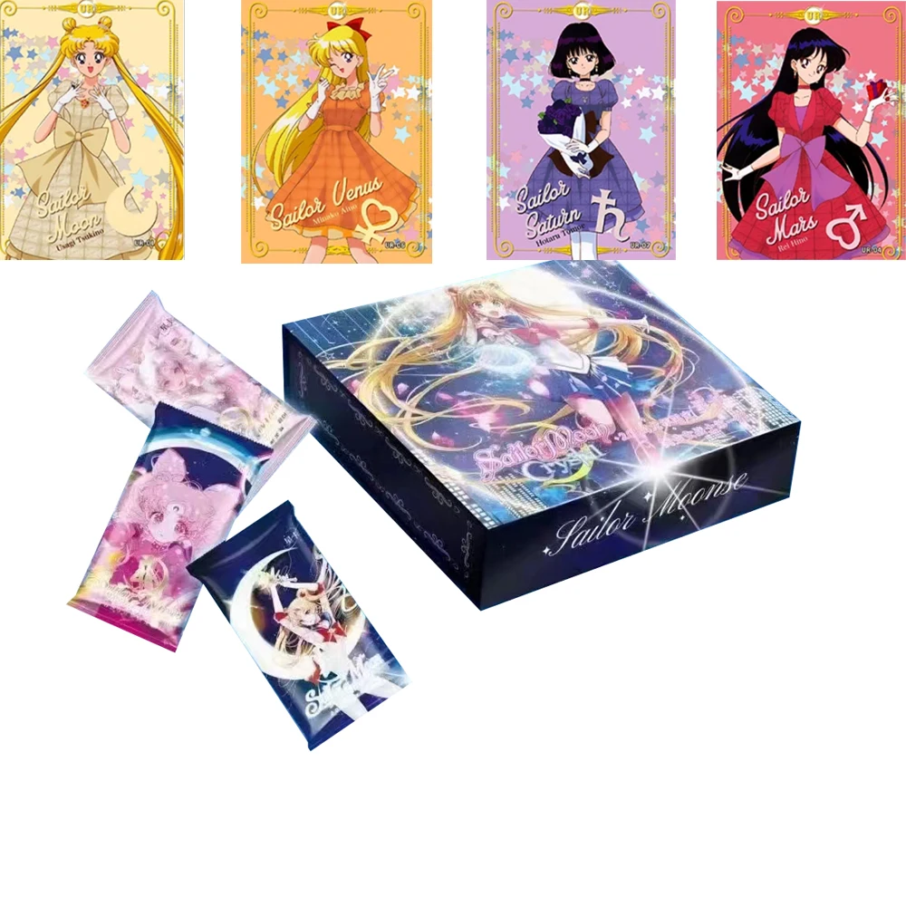 

New Sailor Moon Card for Kids Beautiful Girl Characters Rare SSP Constellation Series Collection Cards Children Xmas Gifts