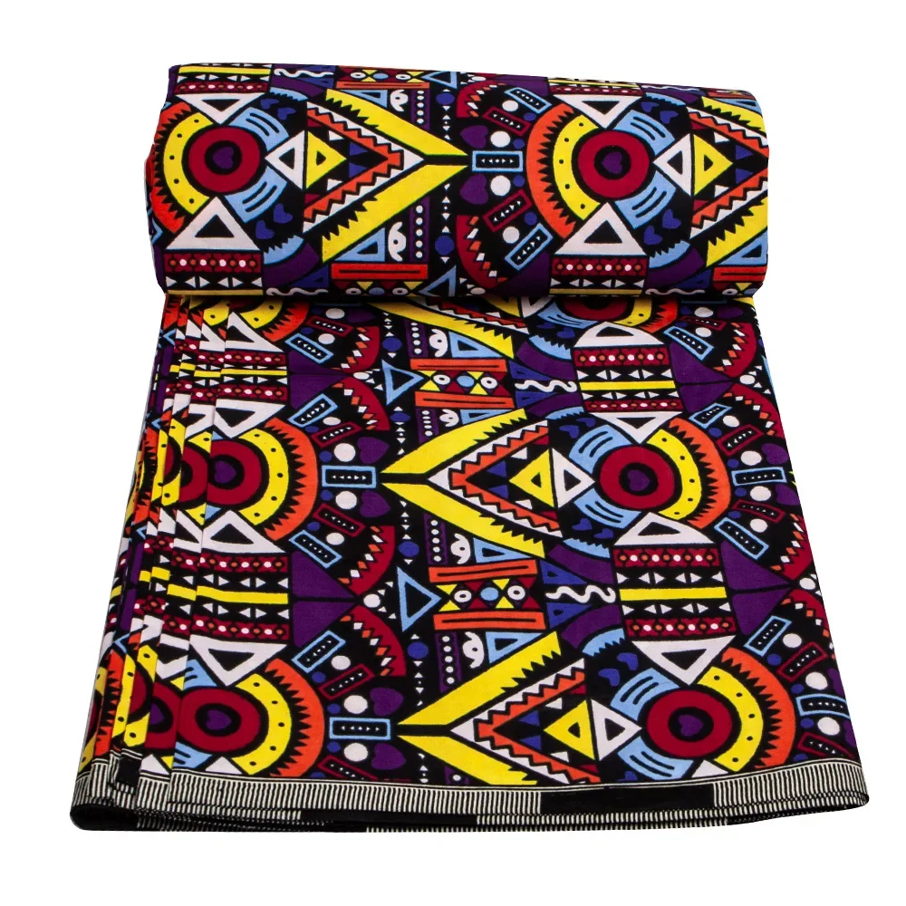 Nigerian Ankara Wax Fabric New Prices Cotton Soft Sew Tissu Craft African Real Wax For Women Dresses
