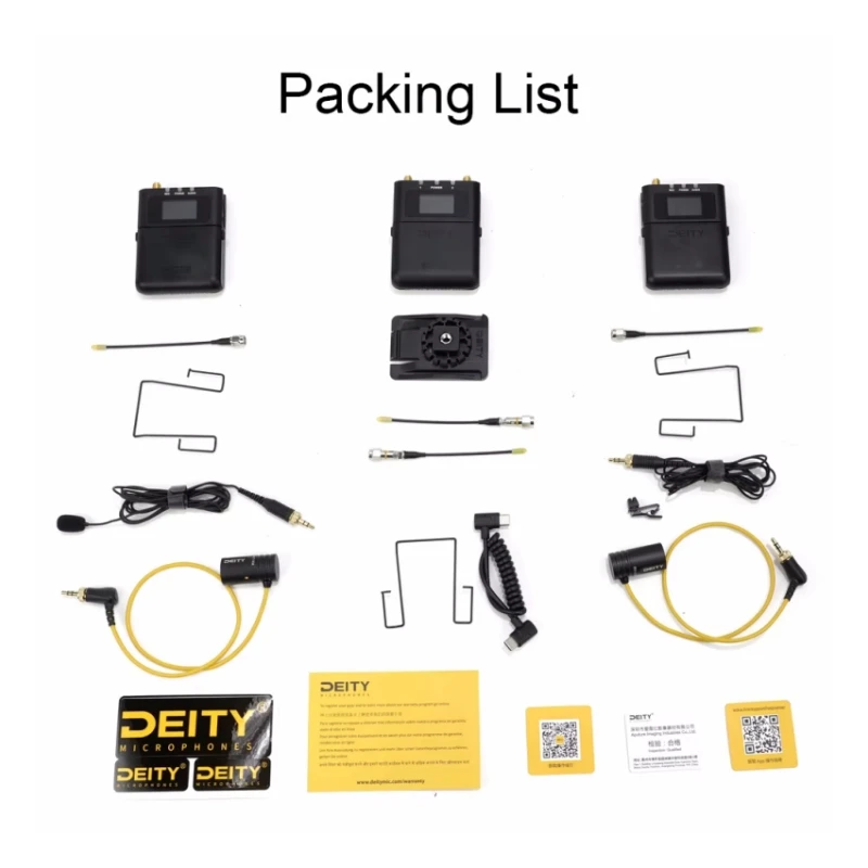 その他 Deity Theos Global version システムファイブ、Deity MicrophonesのUHFデジタルワイヤレスシステム