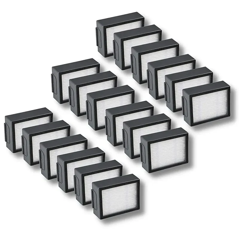 18 Pezzi Parti Accessori Filtro Hepa Per Irobot Roomba Evo,I,E, Serie J: E5 E6 E7 I1 I3 I4 I5 I6 I7 I8 J7 J8 + E Versioni Plus