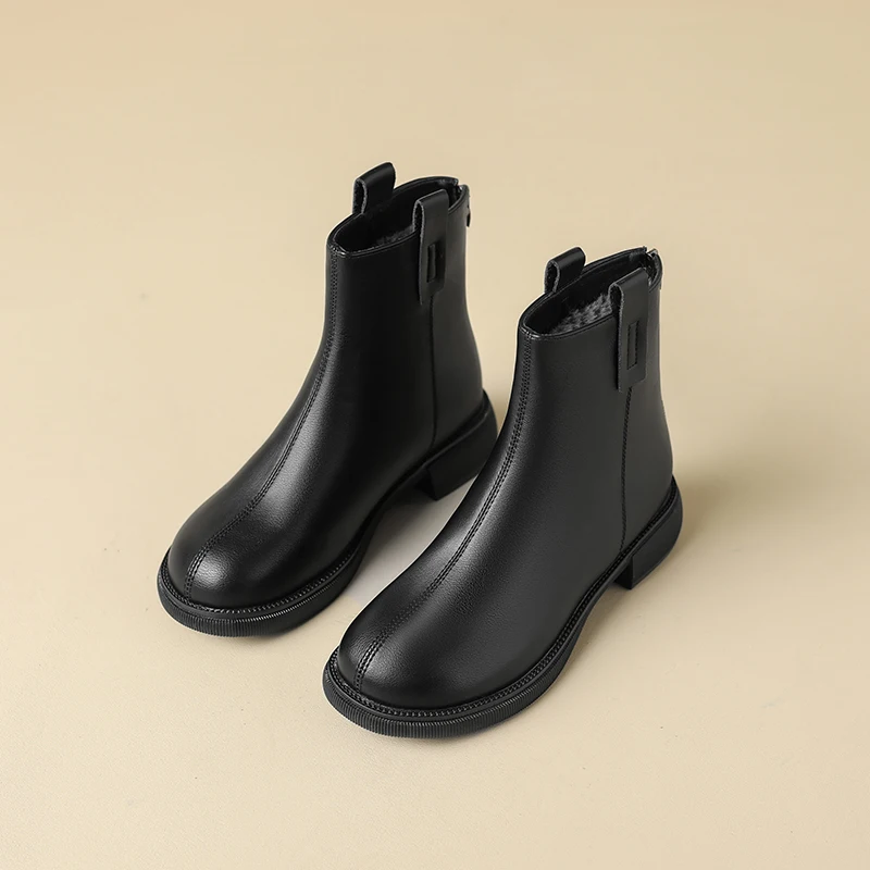 Autunno New British Fashion Plus Fleece Doc Martens Slim Boots Stivaletti