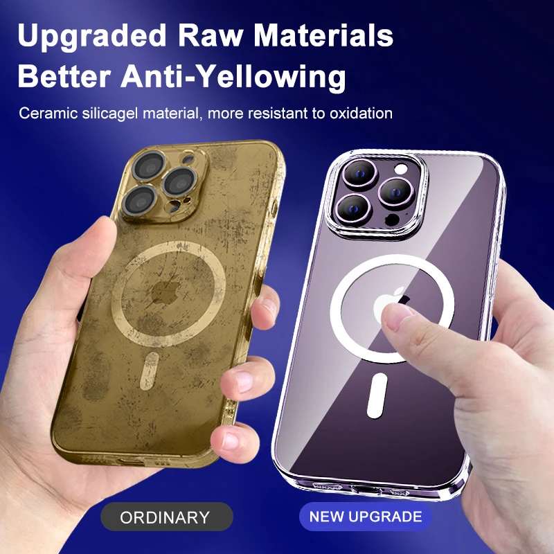 Magnetic Clear Case for iPhone 4