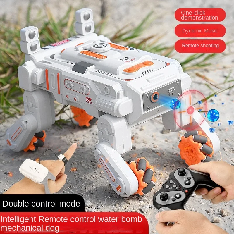 

New SpaceWater BombLunar Rover2.4GChildren's Water Bomb Remote Control Vehicle Machine Dog FormOff road Vehicle Boy toys wltoys