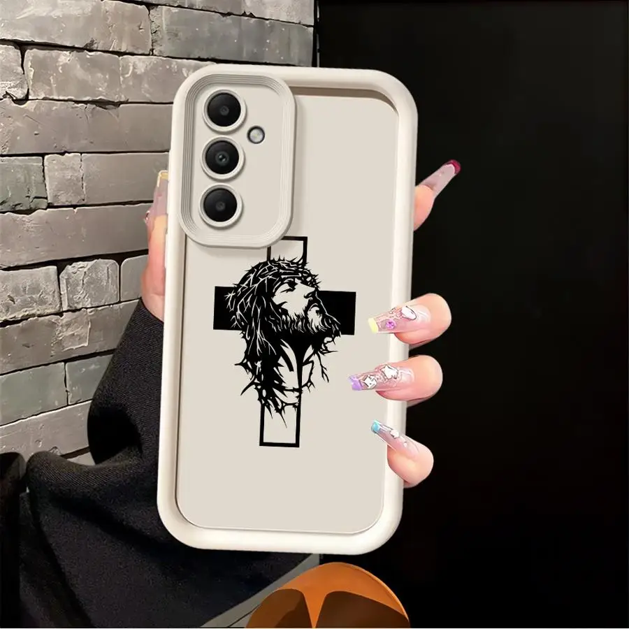 Elegant God Cross Art Phone Cover Case