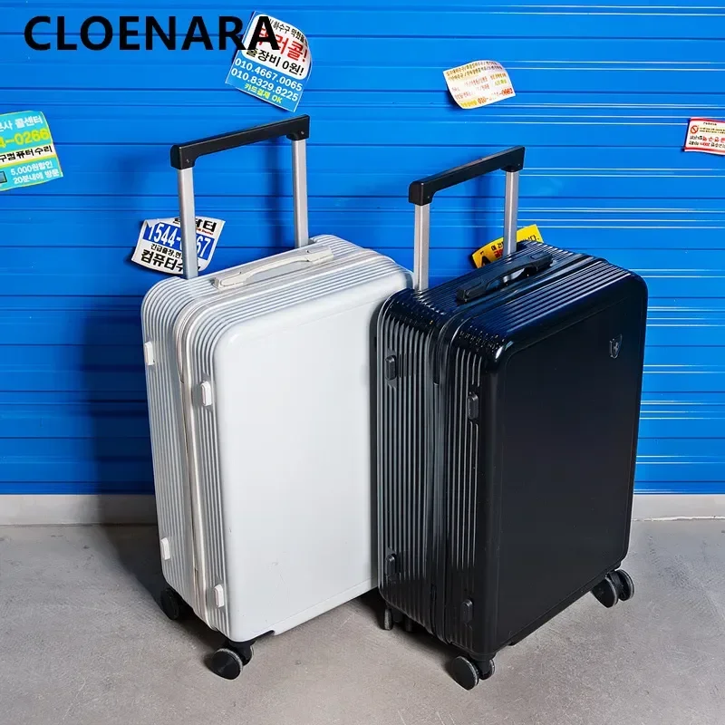 

COLENARA 20"22"24"26"28"30 Travel Suitcase Ladies Boarding Box Men Trolley Bag Set Carry-on Handbag with Wheels Rolling Luggage