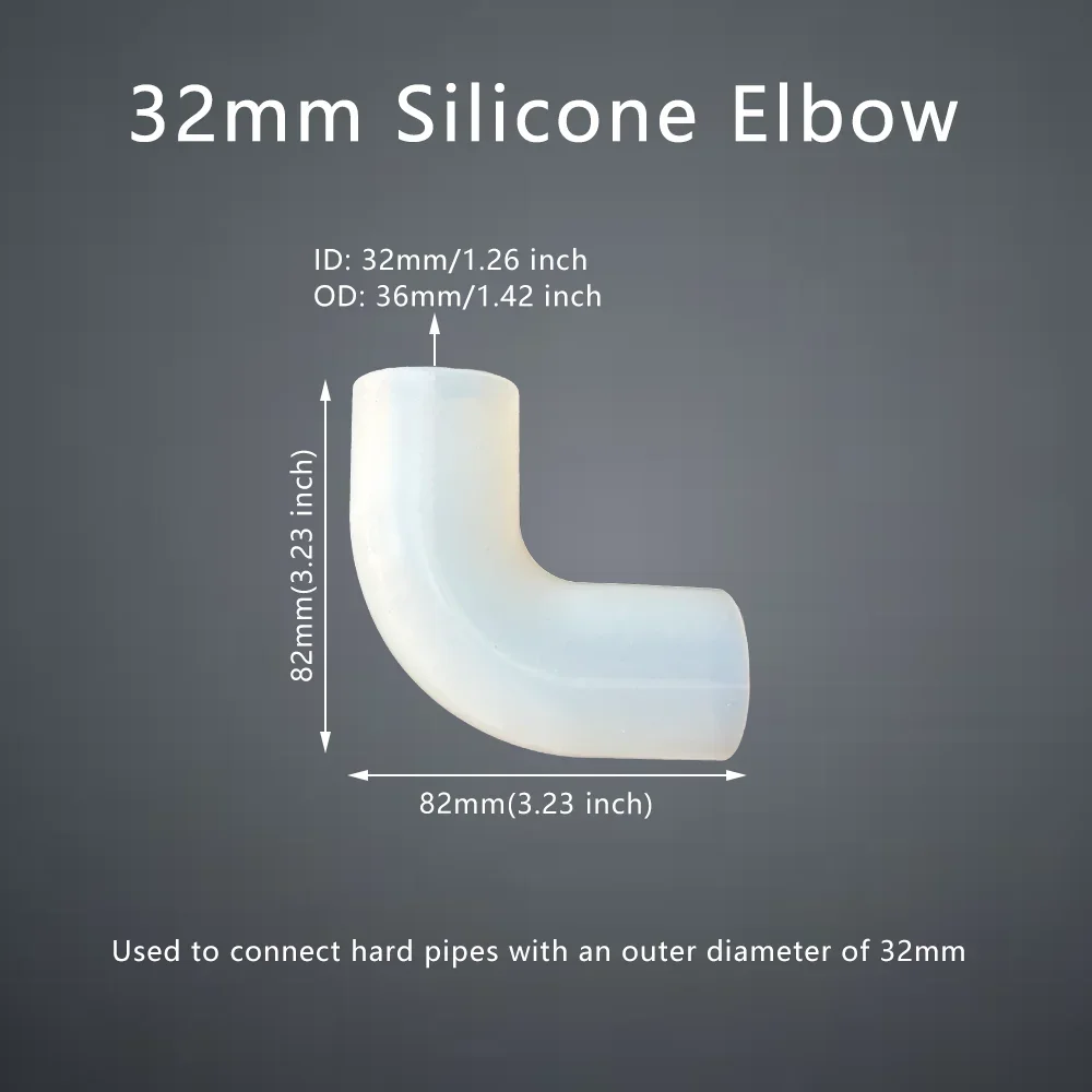 Silicone Elbow Flexible Repair Joint Hard Tube Soft Connector Right Angle Rubber Coupling Pipe Fish Tank Irrigation Garden
