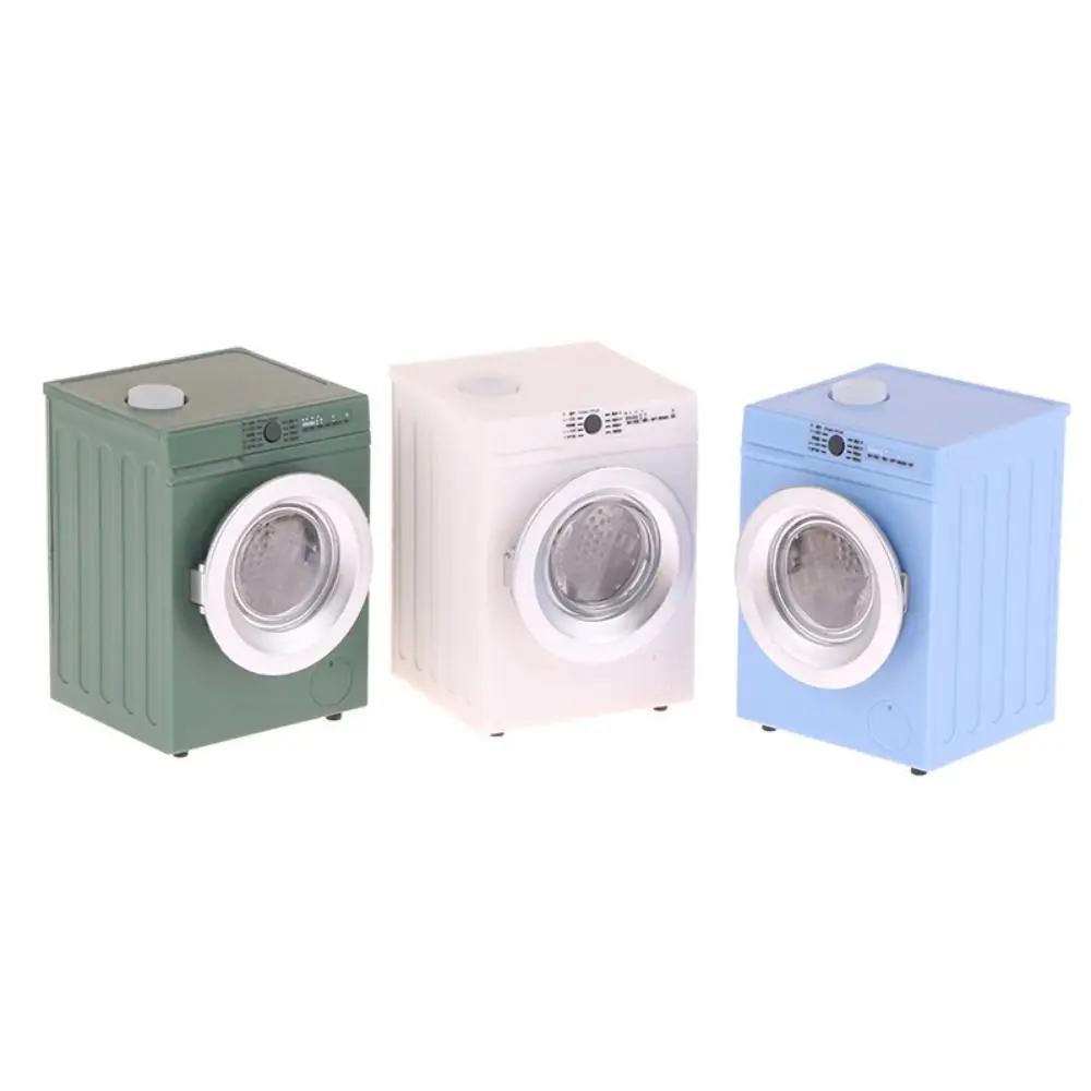 Dollhouse Miniature Simulation Drum Washing Machine Simulation 1:12 Drum Washing Machine 1/12 Washing Machine Door Can Be Opened