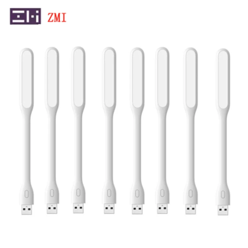 Led lamp Portable flashlight Smart night lamp Smart led bulb Led rhythm lamp Computer screen light Youpin ZMI Portable USB LED Light With Switch 2.5W Max 5 Levels Brightness for Power bank laptop Notebook