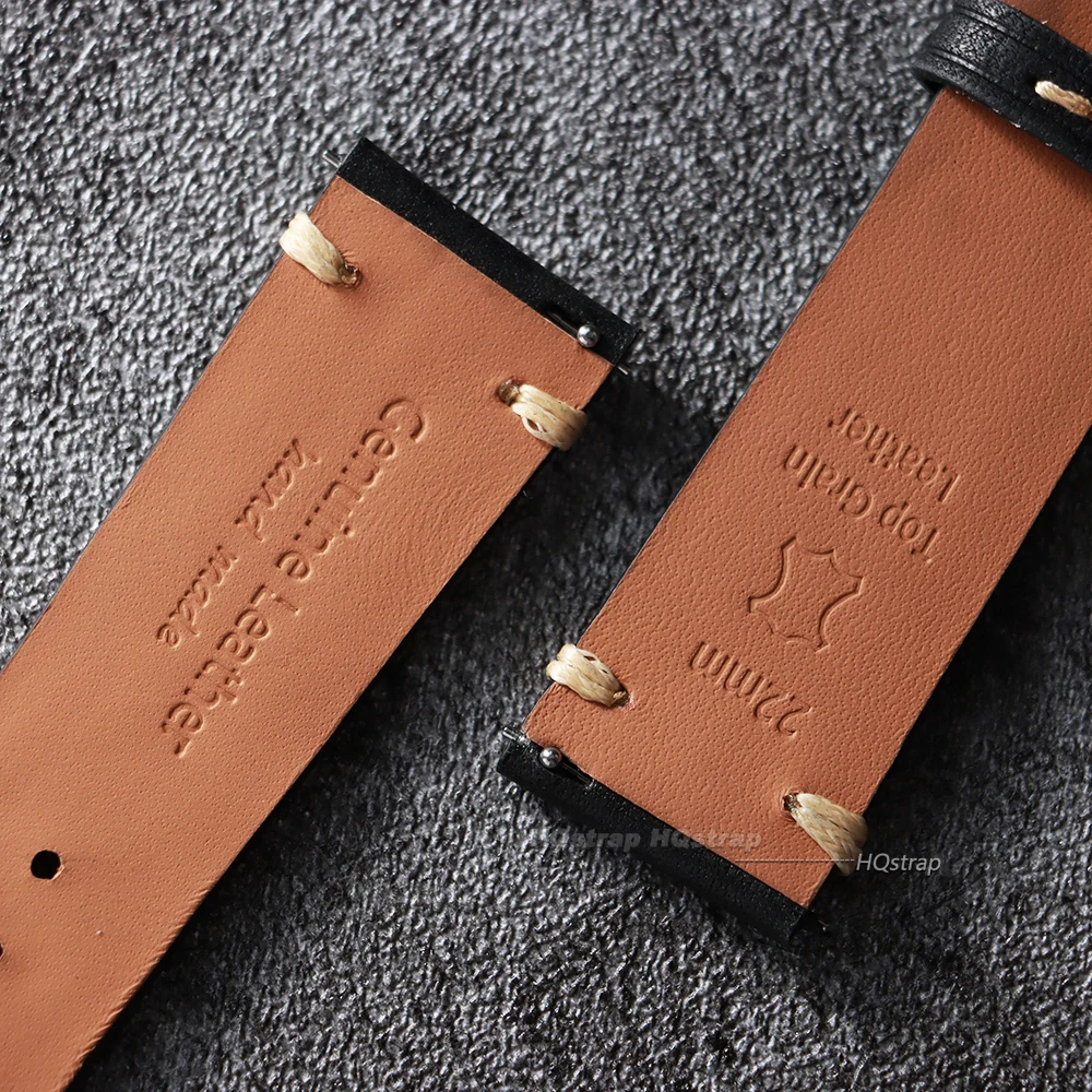 Artisan Genuine Leather Watchband with Quick Release