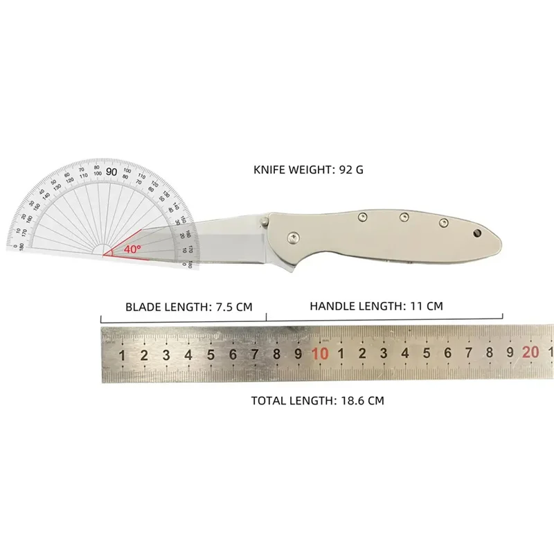 KS 1660 Tanto Blade Folding Knife