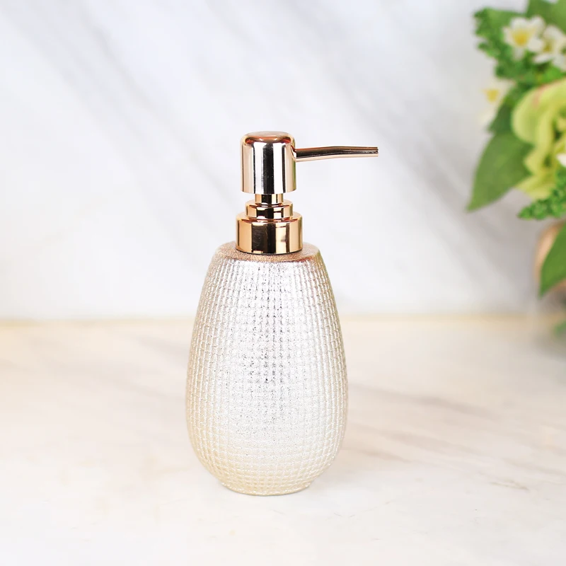 Bathroom Accessories Set Rose Gold Ceramic bathroom accessories