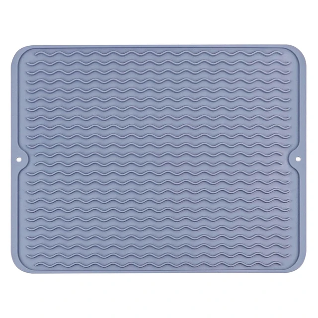 Silicon Dish Drying Mats Kitchen  Silicone Dish Drying Mat Table - Silicone  Dish Mat - Aliexpress