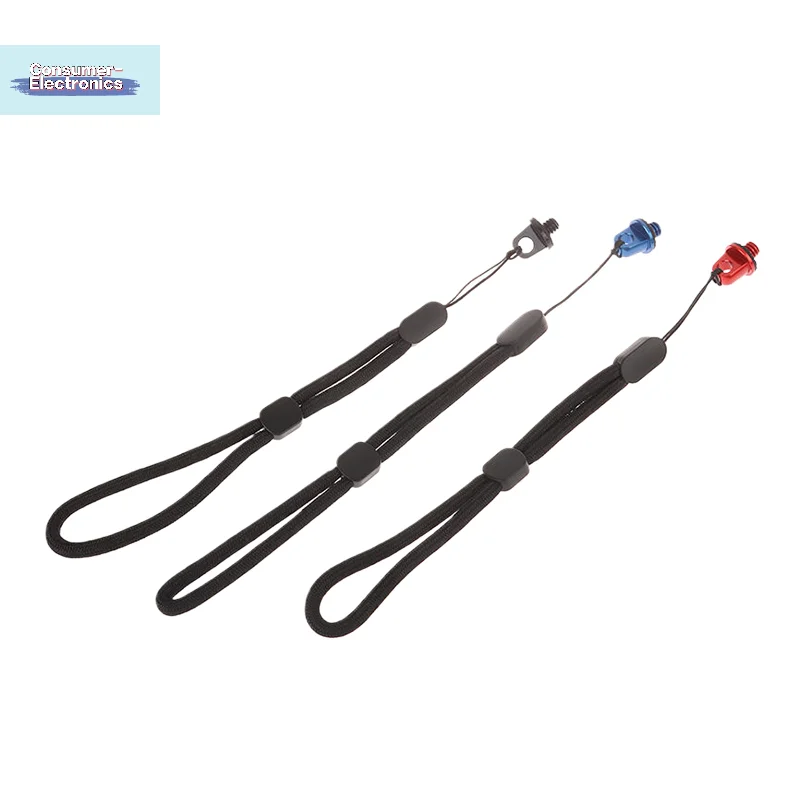 【1/4인치 핸들 카메라 나사 1/4인치 D 링 어댑터(조절 가능한 손목 스트랩 끈 포함) 삼각대 사진 스튜디오용】