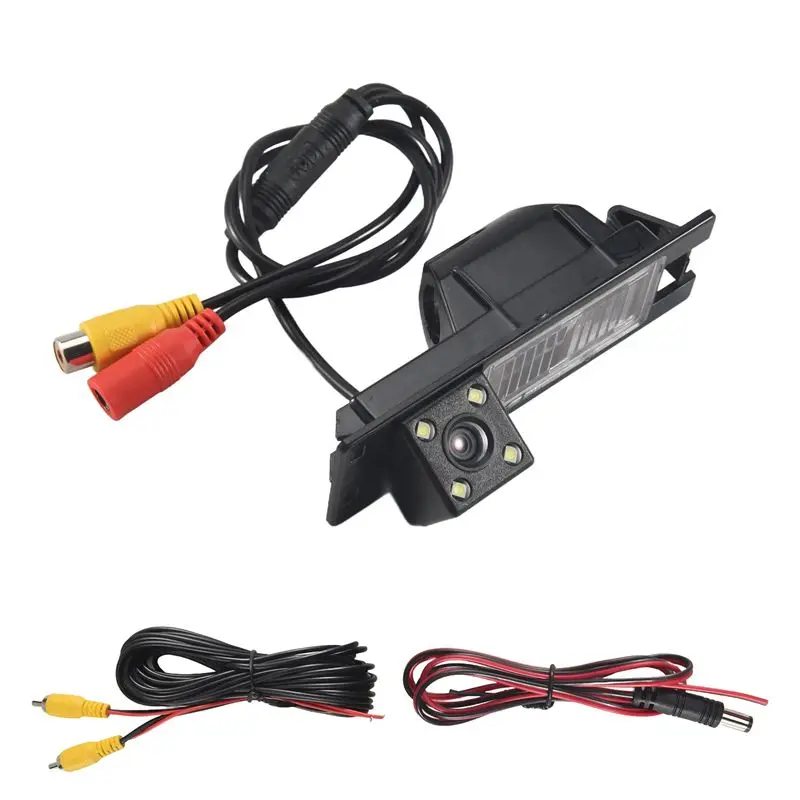 Telecamera posteriore HD 4LED per auto, telecamera di retromarcia per Opel Astra H J Corsa Meriva Zafira Insignia FIAT Buick Reg