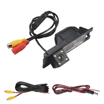 Telecamera posteriore HD 4LED per auto, telecamera di retromarcia per Opel Astra H J Corsa Meriva Zafira Insignia FIAT Buick Reg