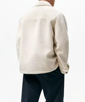 Plush Coat Spring Fashion New Fleece Shirt Coat Men's Trend Wild Casual Loose Commute Outwear Thick Warm Lamb Jacket Male RA - Image 4