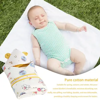 Newborn Swaddle Sack Wearable Blanket Baby Swaddle Blanket Cute Soft Ergonomic Sleep Sack Receiving Blanket For Baby Boys Girls 3